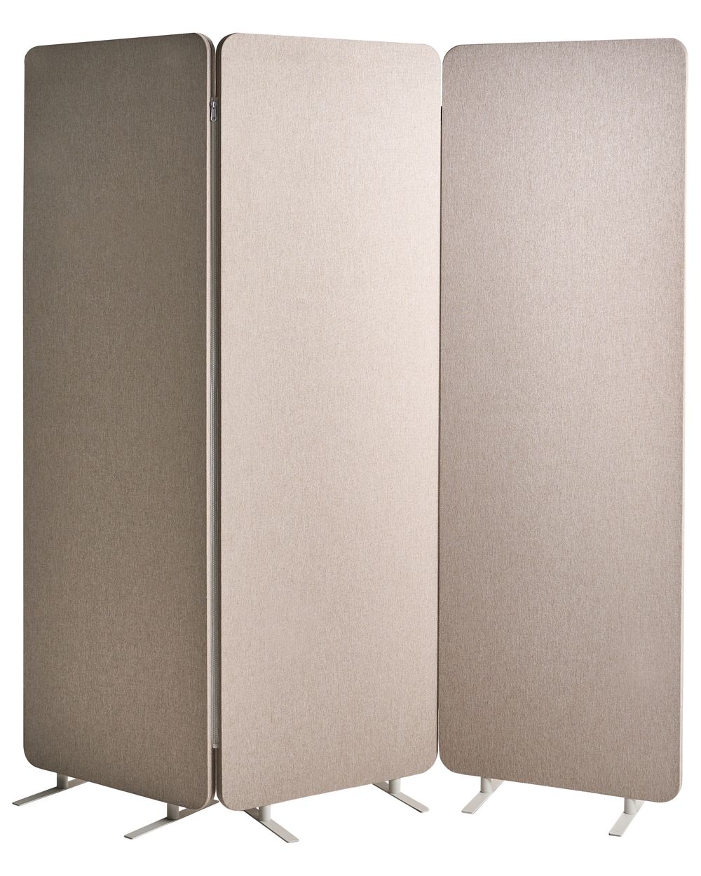 Büro-Raumteiler STANDI 184 x 184 cm Beige