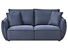 Sofa 3-Sitzer KUNES Stoff Dunkelblau
