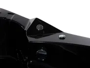 Whirlwanne Eckmodell mit LED MARTINICA 214 x 155 cm Schwarz_680953