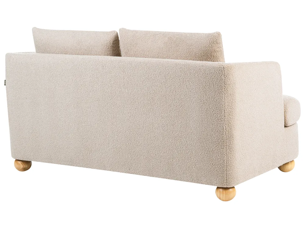 Living Room Set 6 Seater RATTVIK Boucle Beige_1066847