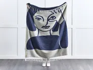 Kuscheldecke HALEDE 130 x 170 cm Blau_850137