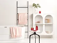 Set de 4 accessoires de salle de bain CARDENA Verre Rose_863872