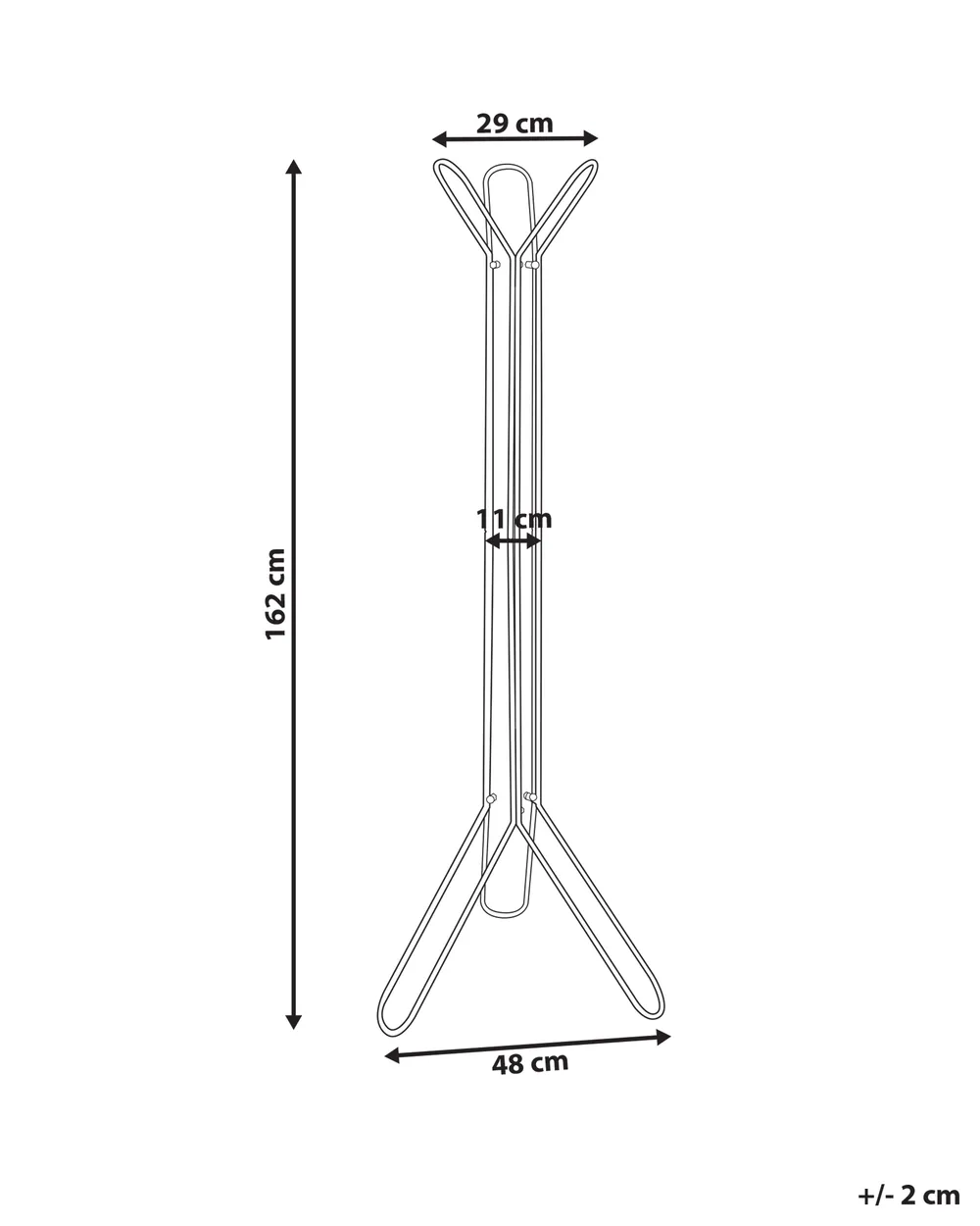 Coat Stand BRITTON Black_935377