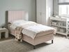 Boxspringbett mit Kopfteil Stoff beige verschiedene Größen COUNTESS