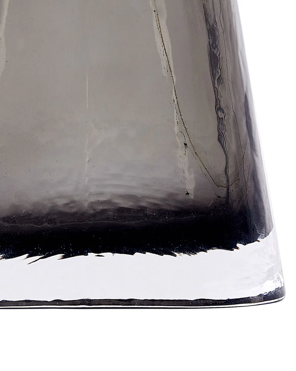 Flower Vase MITATA 20 cm Glass Grey_838258
