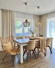Set of 2 Dining Chairs CALGARY Sand Beige_871011