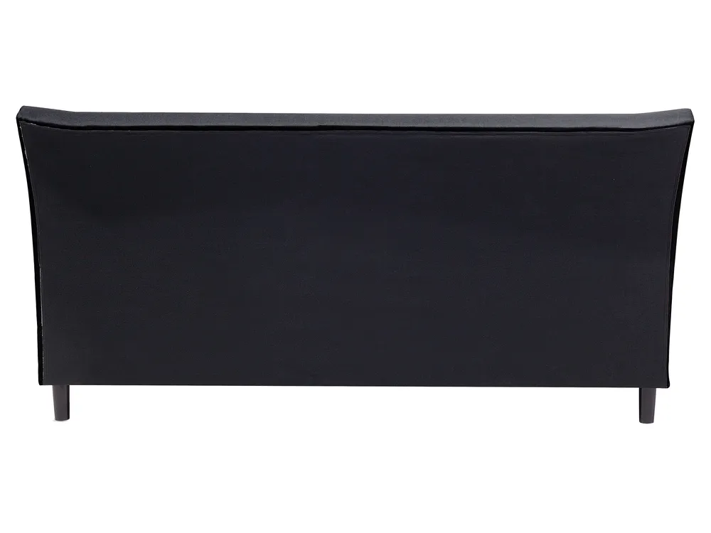 Krevet Tkanina SAVERNE 160 x 200 cm Tamnosivi_708221