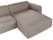 Corner Sofa 3 Seater FAABORG Fabric Taupe Left Hand_1055815