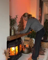Weihnachtsdekoration LED FURESO 60 cm Weihnachtsbaum Naturfarben_1039484