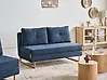 Schlafsofa 3-Sitzer JERSLEV Stoff Blau