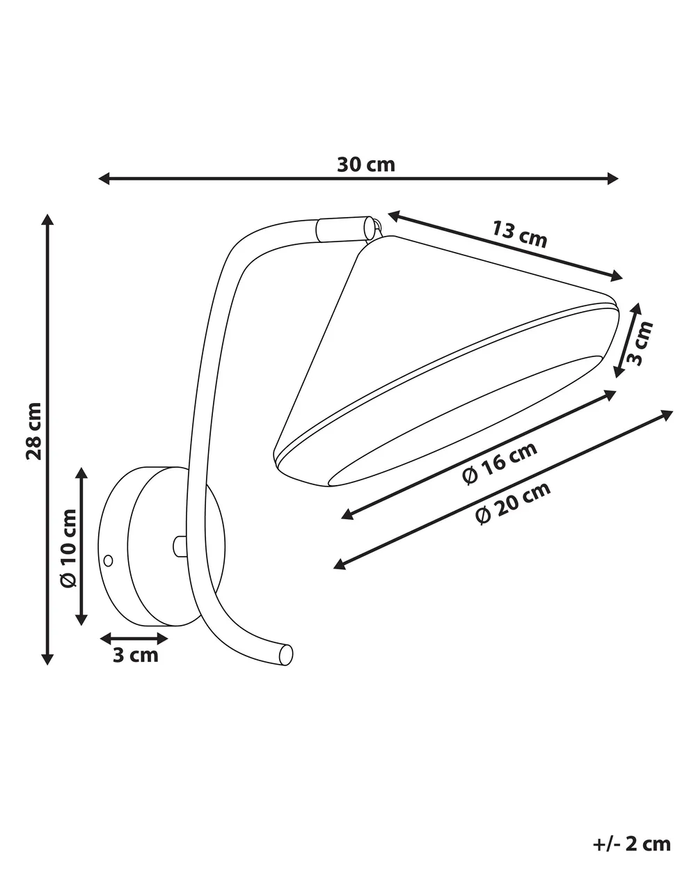 Strahler MOKVI verstellbar Metall Schwarz_882748