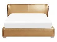 Waterbed Leather PARIS 140 x 200 cm (EU Double) Gold_757287