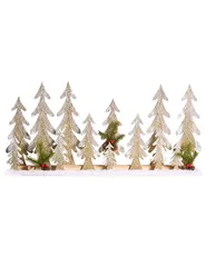 Christmas Decoration LED ORIVESI 30 cm Christmas Tree Light Brown_1028272