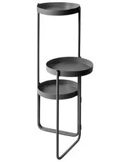 Pflanzenständer FRAGARIA 42 cm Metall Schwarz_933819
