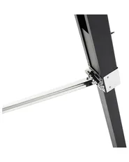 Floor Lamp MADEIRA Pine Wood Black_230753