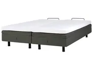 Adjustable Bed without Headboard Fabric DUKE II 180 x 200 cm (EU Super King) Dark Grey_987950