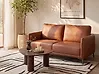 Sofa 2-Sitzer CILENS Stoff Goldbraun