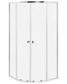 Shower Enclosure ONELLI 900 x 900 x 1900 mm Silver