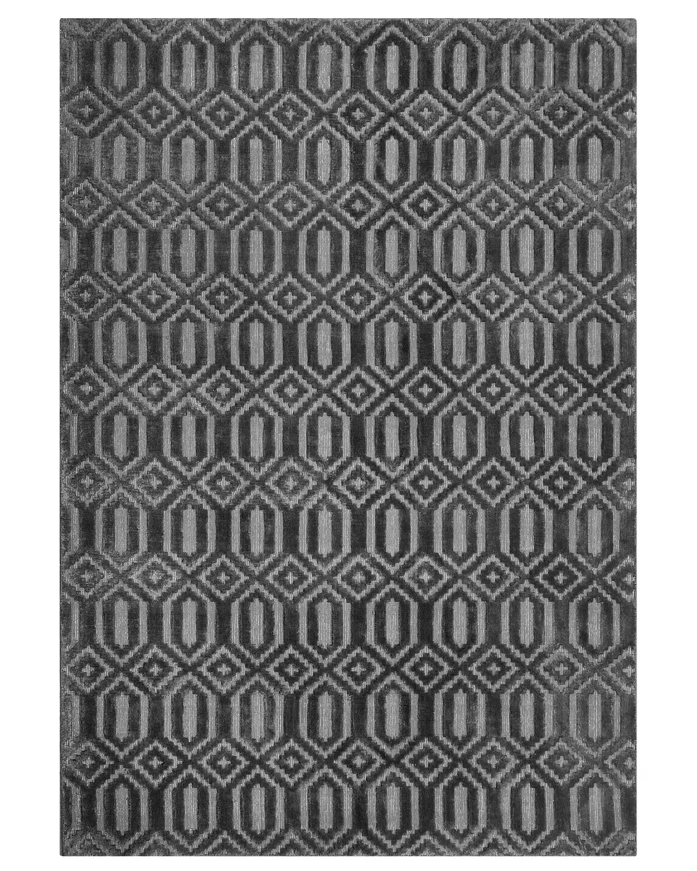 Teppich ADATEPE Dunkelgrau 160 x 230 cm Viskose_750655