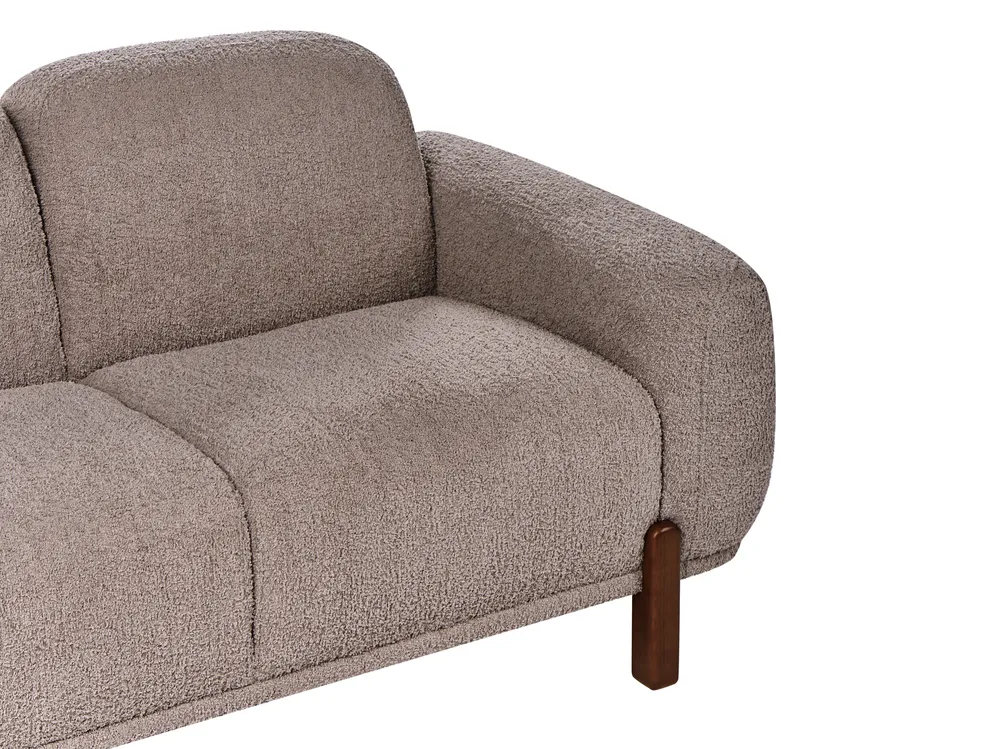 Living Room Set 4 Seater ODNES Boucle Taupe_1053022