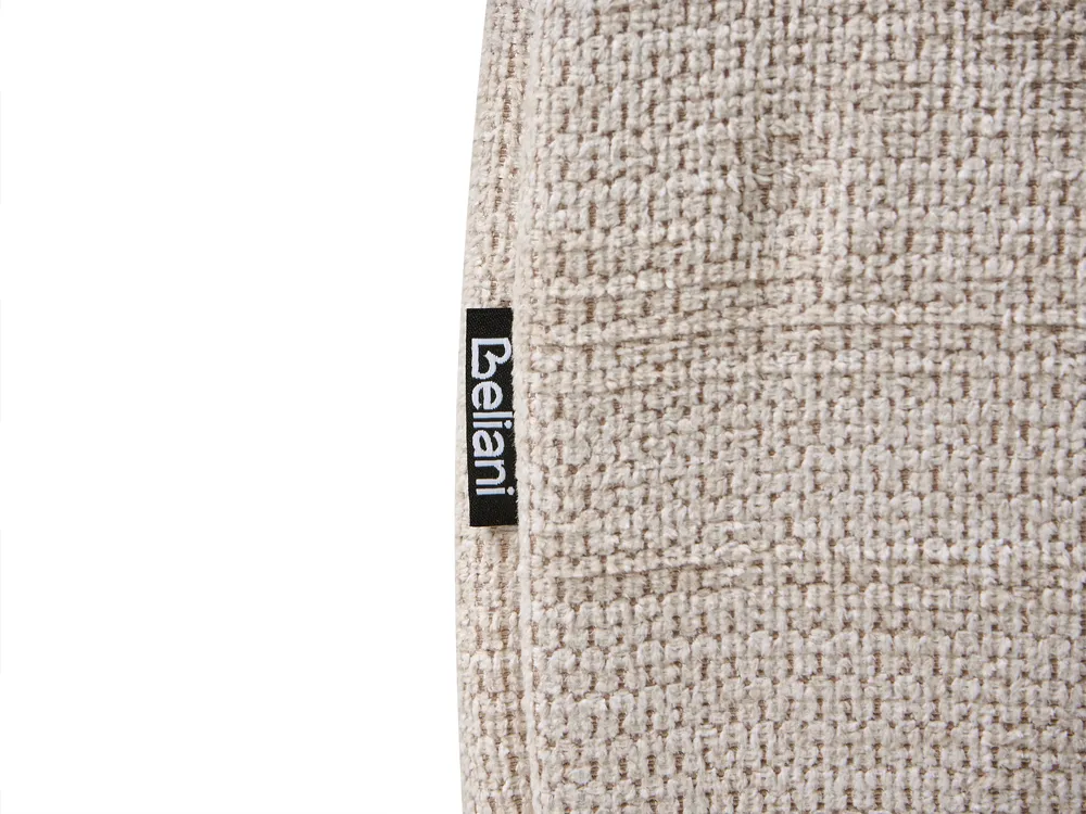 Bett mit Stauraum ohne Kopfteil GENAS Stoff Hellbeige 180 x 200 cm_1070167