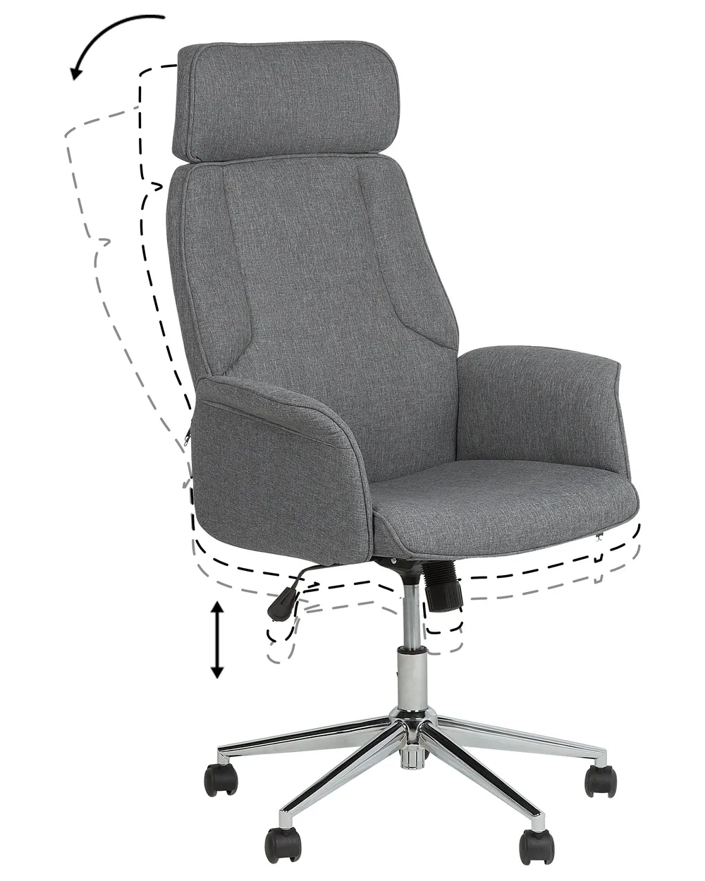 Office Chair PILOT Grey_756229
