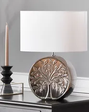 Table Lamp KHERLEN Ceramic Silver_822569