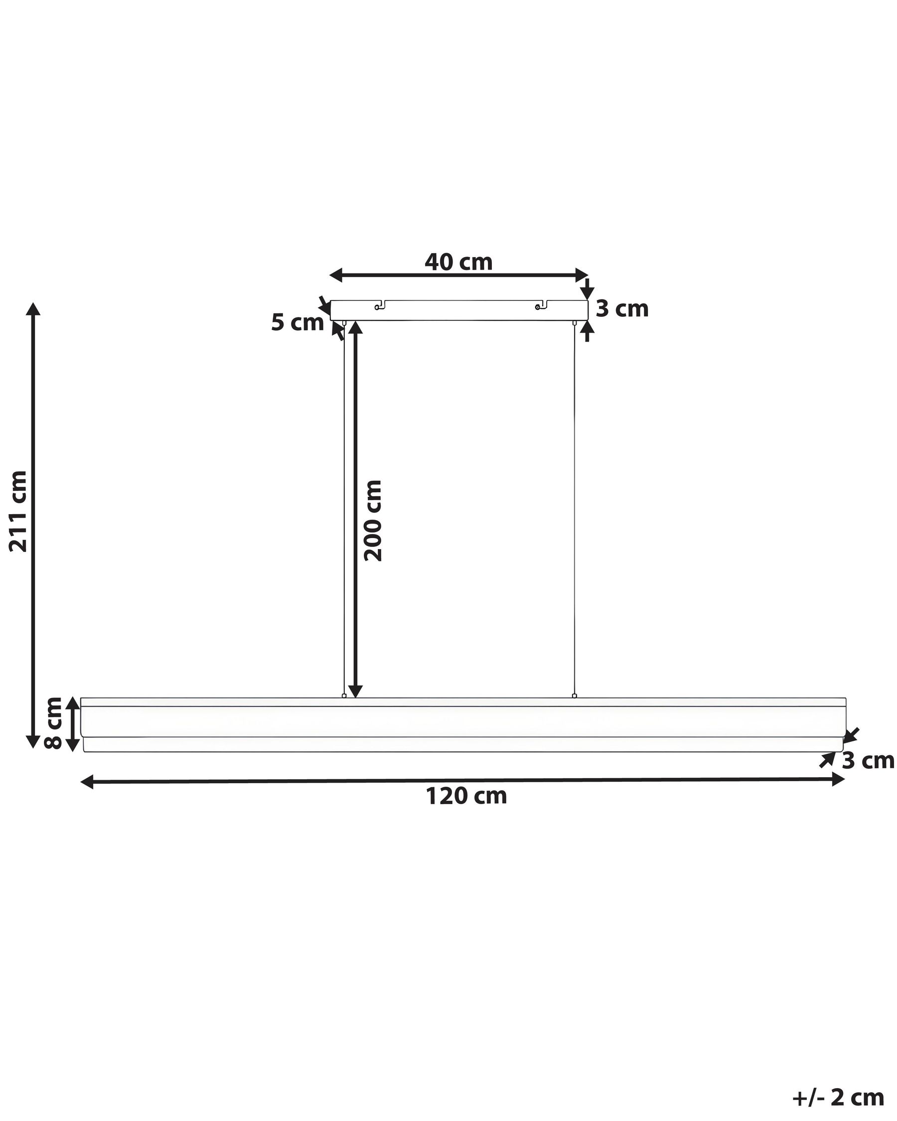 LED Hängeleuchte MARA Metall Weiß_1069493