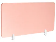 Desk Screen SPLIT 160 x 50 cm Peach Pink_1050626