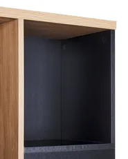 Bookcase BANGOR 175 cm Brown/ Black_894697