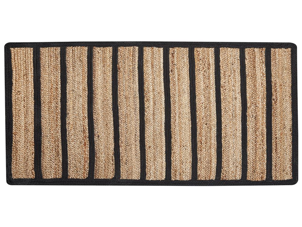 Vloerkleed KARADONA Beige 80 x 150 cm Jute