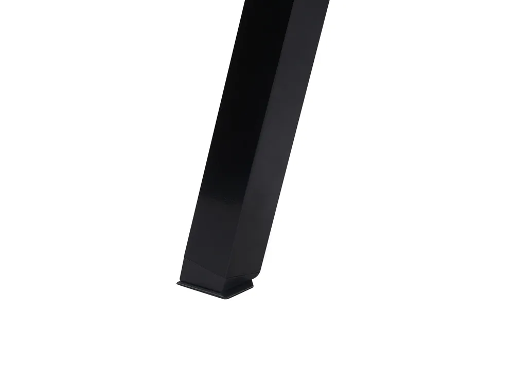 Gartentisch CANETTO 150 cm 90 cm Glas Schwarz_808283