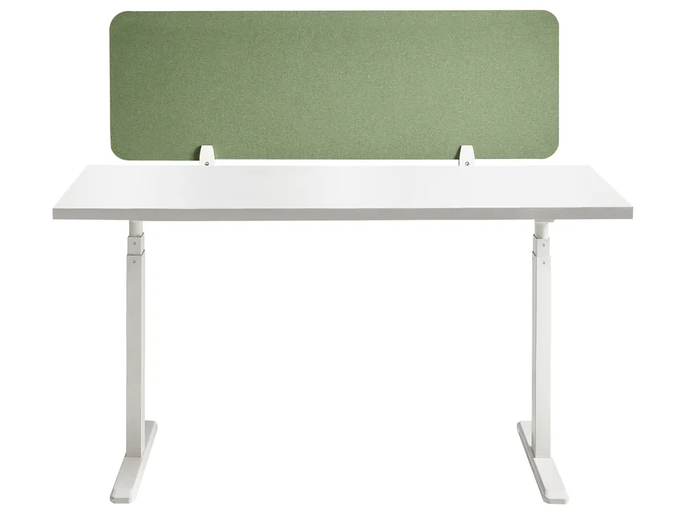 Schreibtischtrennwand WALLY 120 x 40 cm Grün_1056056