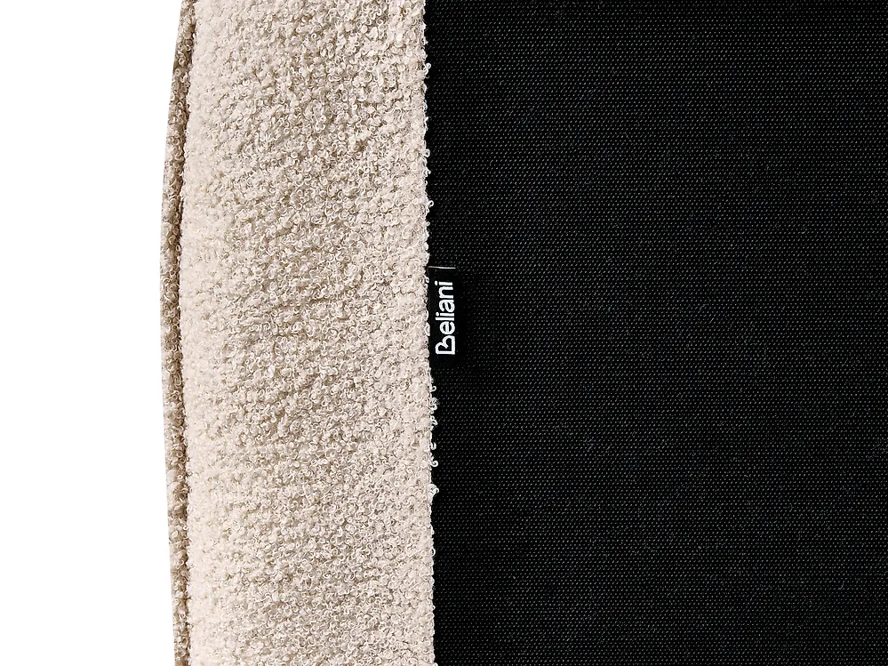 Bed Boucle LAVAUR 160 x 200 cm (EU King Size) Beige_985510