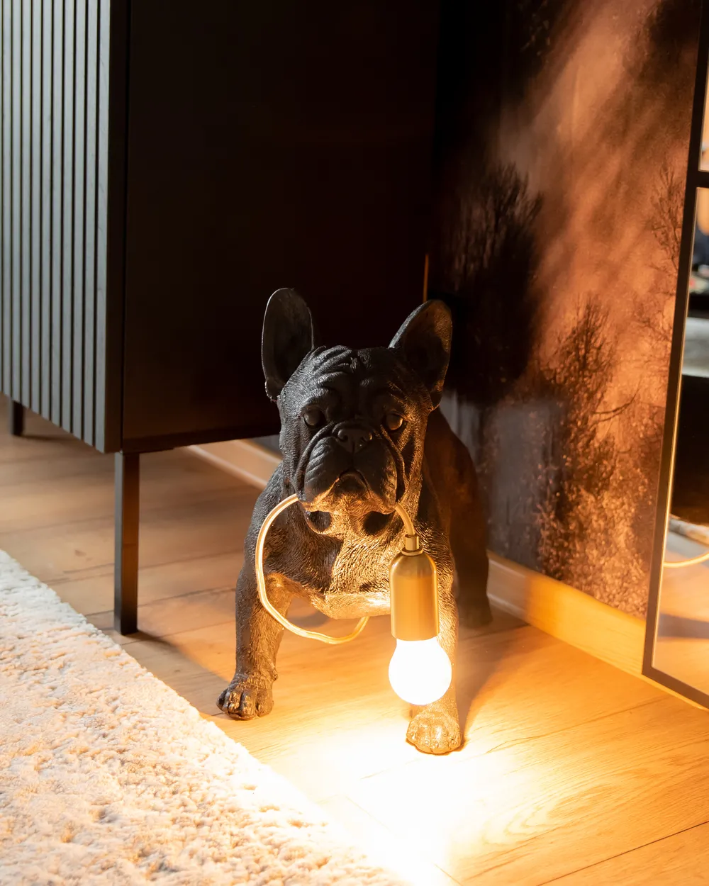 Table Lamp Dog BAXTER Black_1022657
