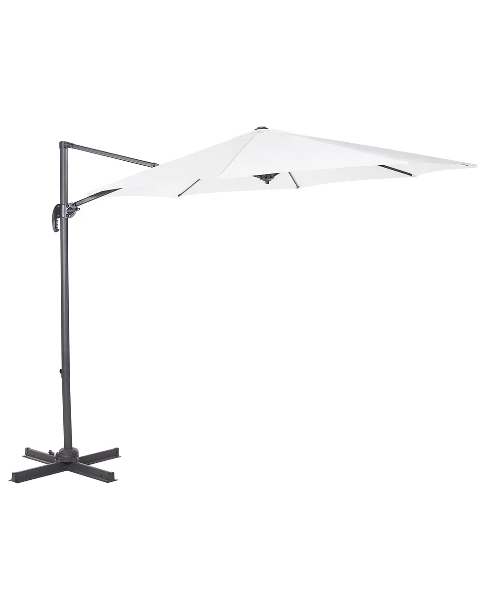 Ampelschirm 294 cm SAVONA Cremeweiß