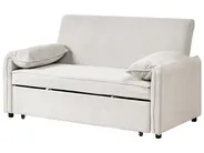 Schlafsofa HORMA Stoff Cremeweiß_1030067