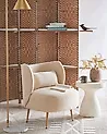 Sessel OTSBY II mit Kissen Bouclé Beige