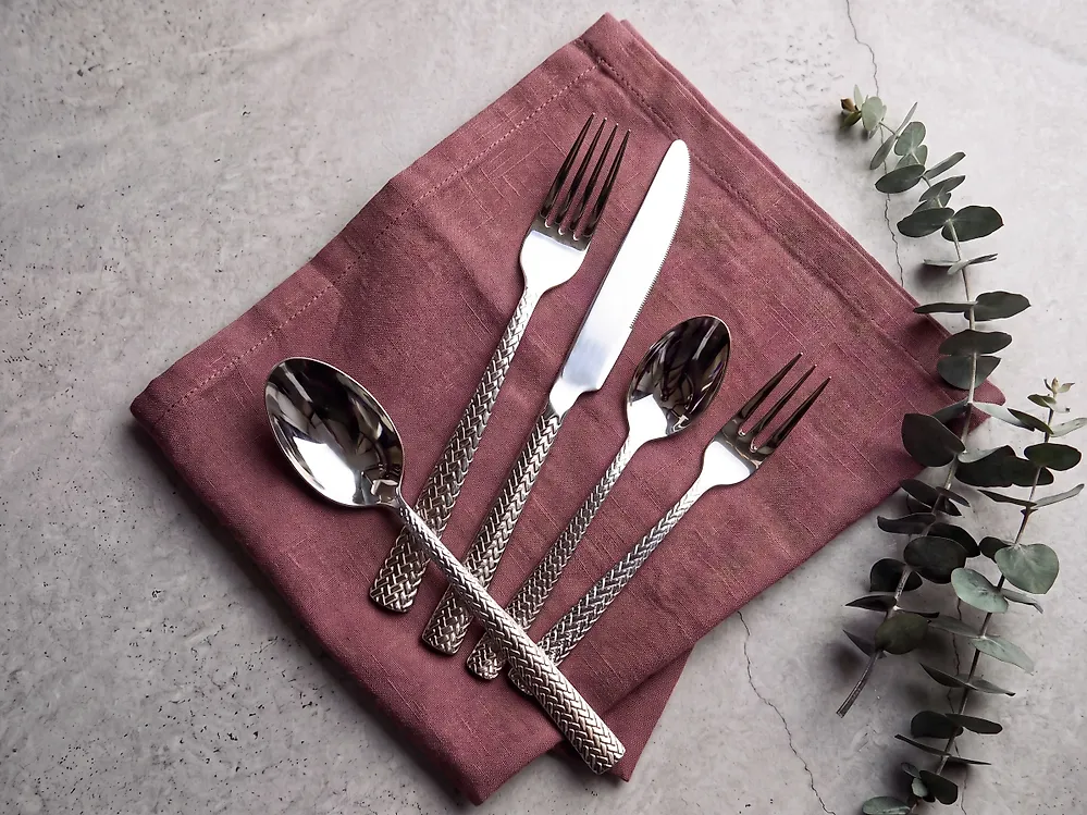 30 Piece Cutlery Set QUADRUCCI Silver_1183212