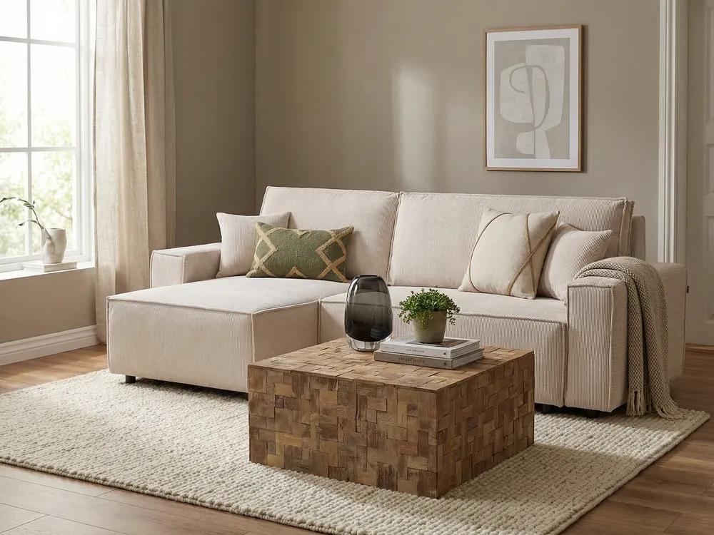 Couchtisch GAMBO Teakholz Braun