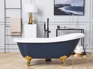 Freistehende Badewanne CAYMAN 153 x 77 cm Blau_820796