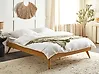 Bett ohne Kopfteil BERRIC 160 x 200 cm Naturfarbene Esche