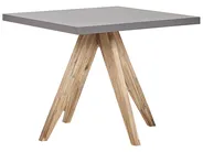 Gartentisch OLBIA 90 cm 90 cm Beton Grau_806350