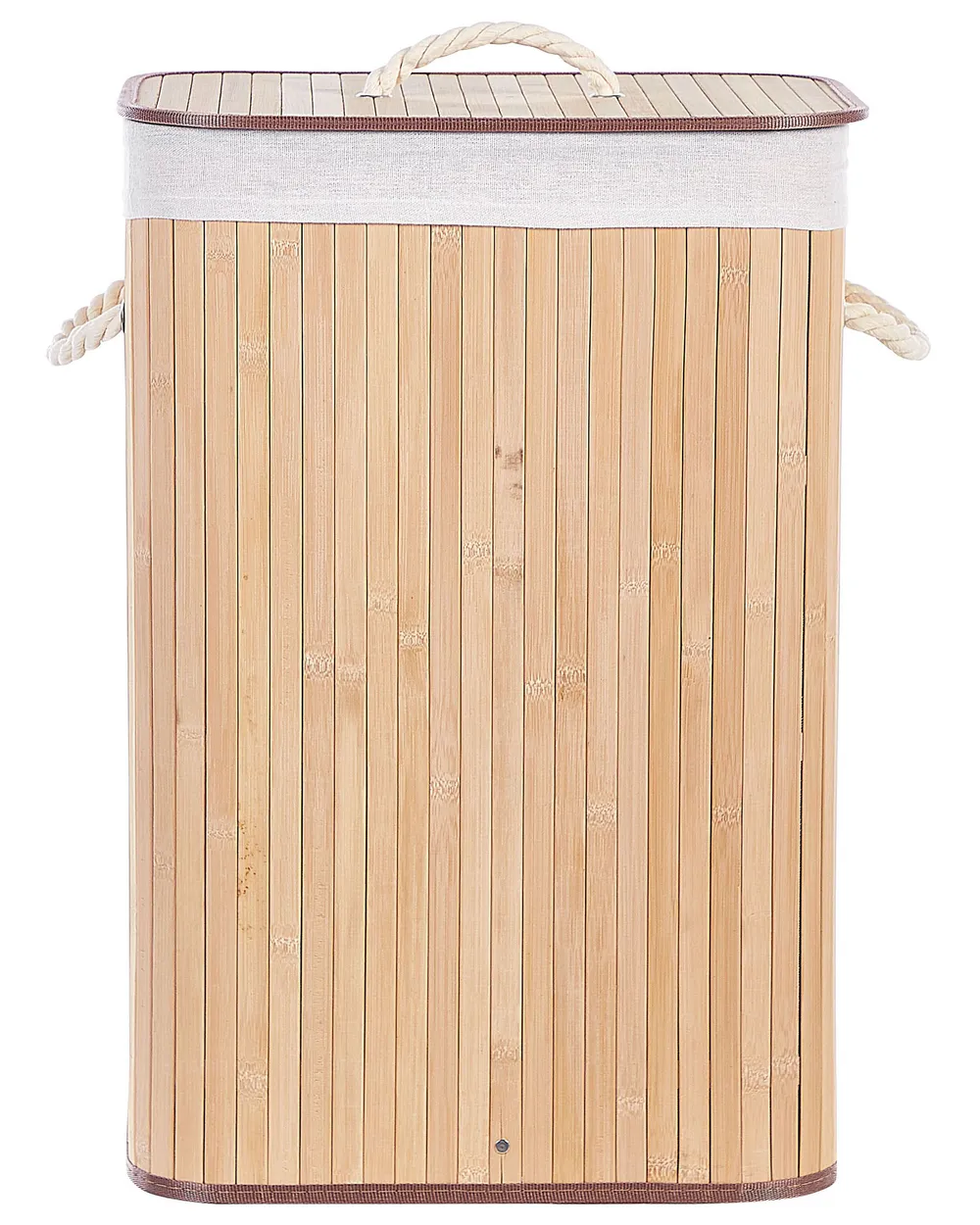 Laundry Basket KOMARI Bamboo Light Brown 72 L_849024