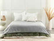 Weighted Blanket Cover 1000 RHEA 135 x 200 cm Grey_891705