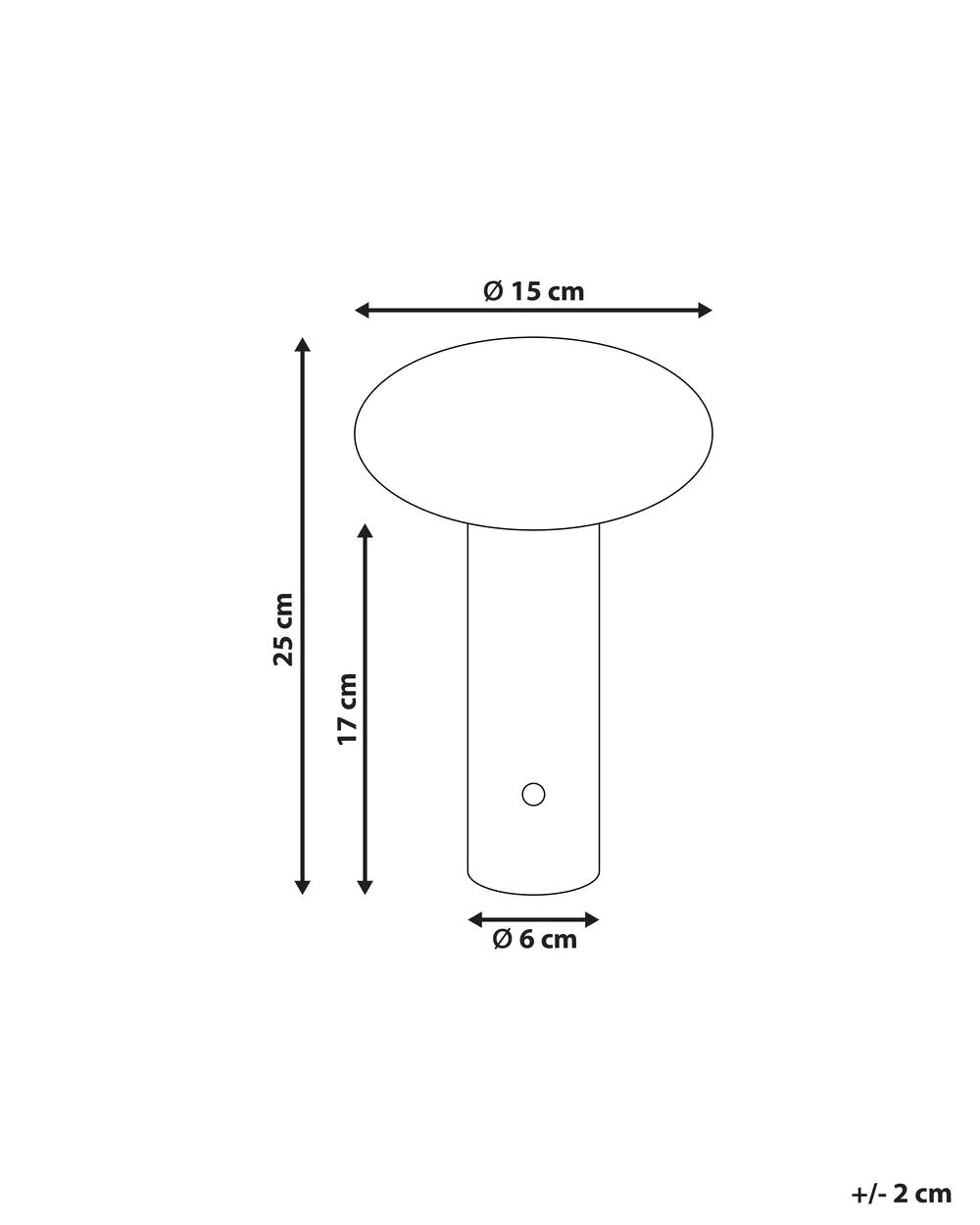 Wireless LED Table Lamp BUAYAN with Dimmer Metal Gold_955283