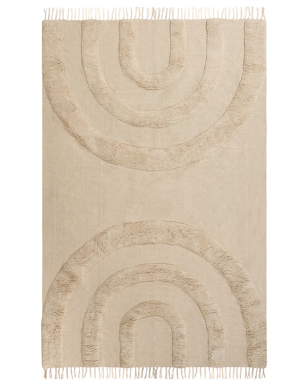Rug NAKO  Beige 160 x 230 cm Cotton