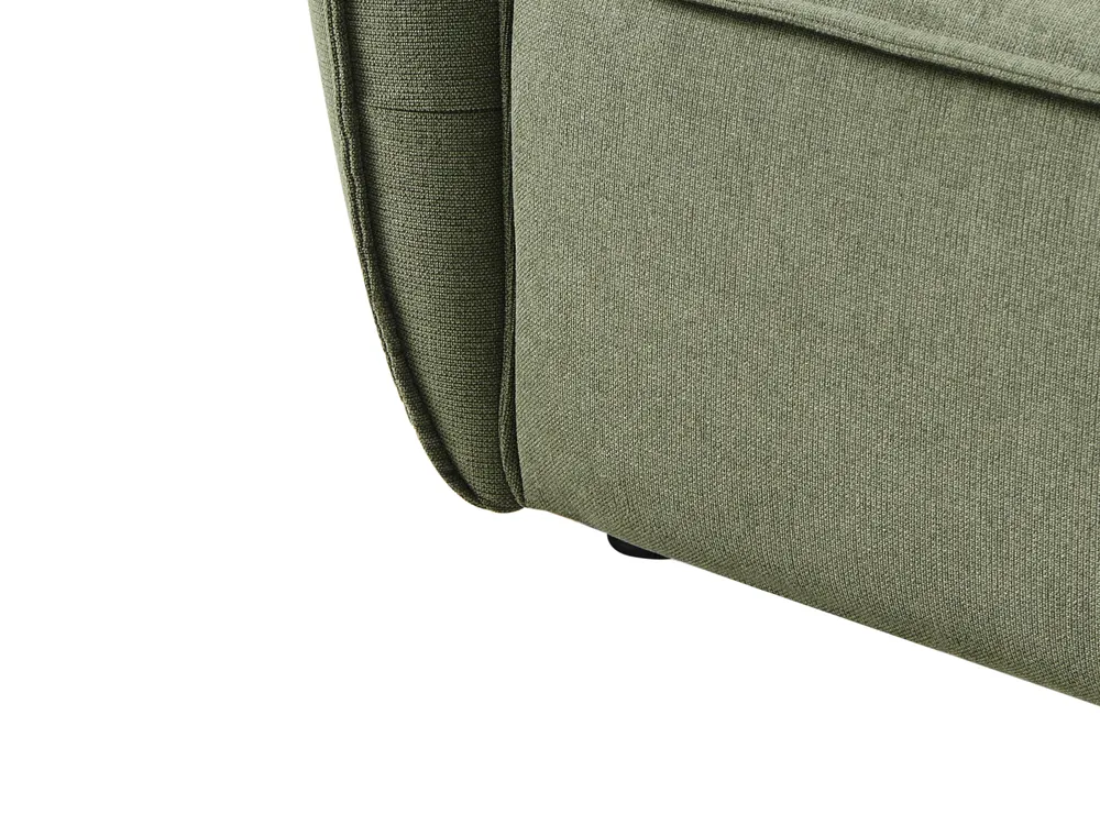 Sofa 3-Sitzer KUNES Stoff Grün_1013205