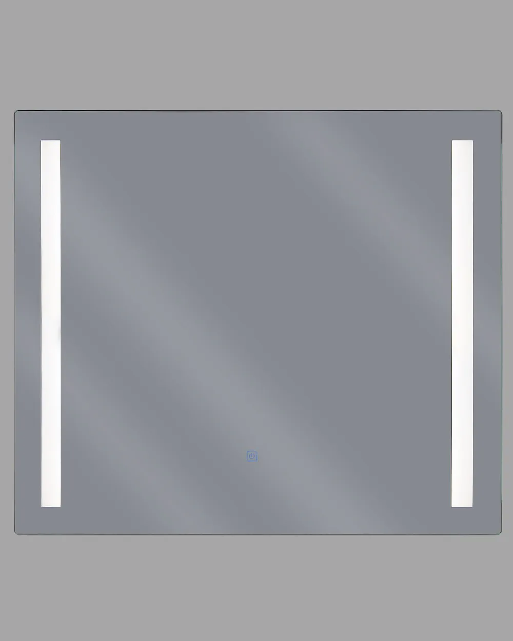 LED-Badezimmer-Spiegel LIRAC 70 cm 60 cm Silber_796117