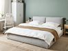 Wasserbett Stoff VINAY 180 x 200 cm Hellgrau